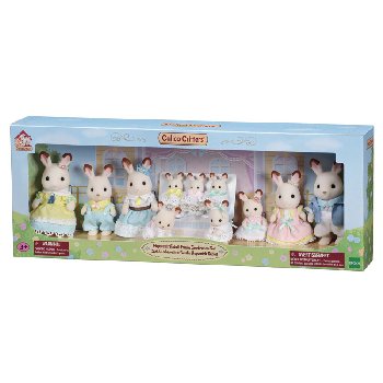 calico critters fluffy hamster family